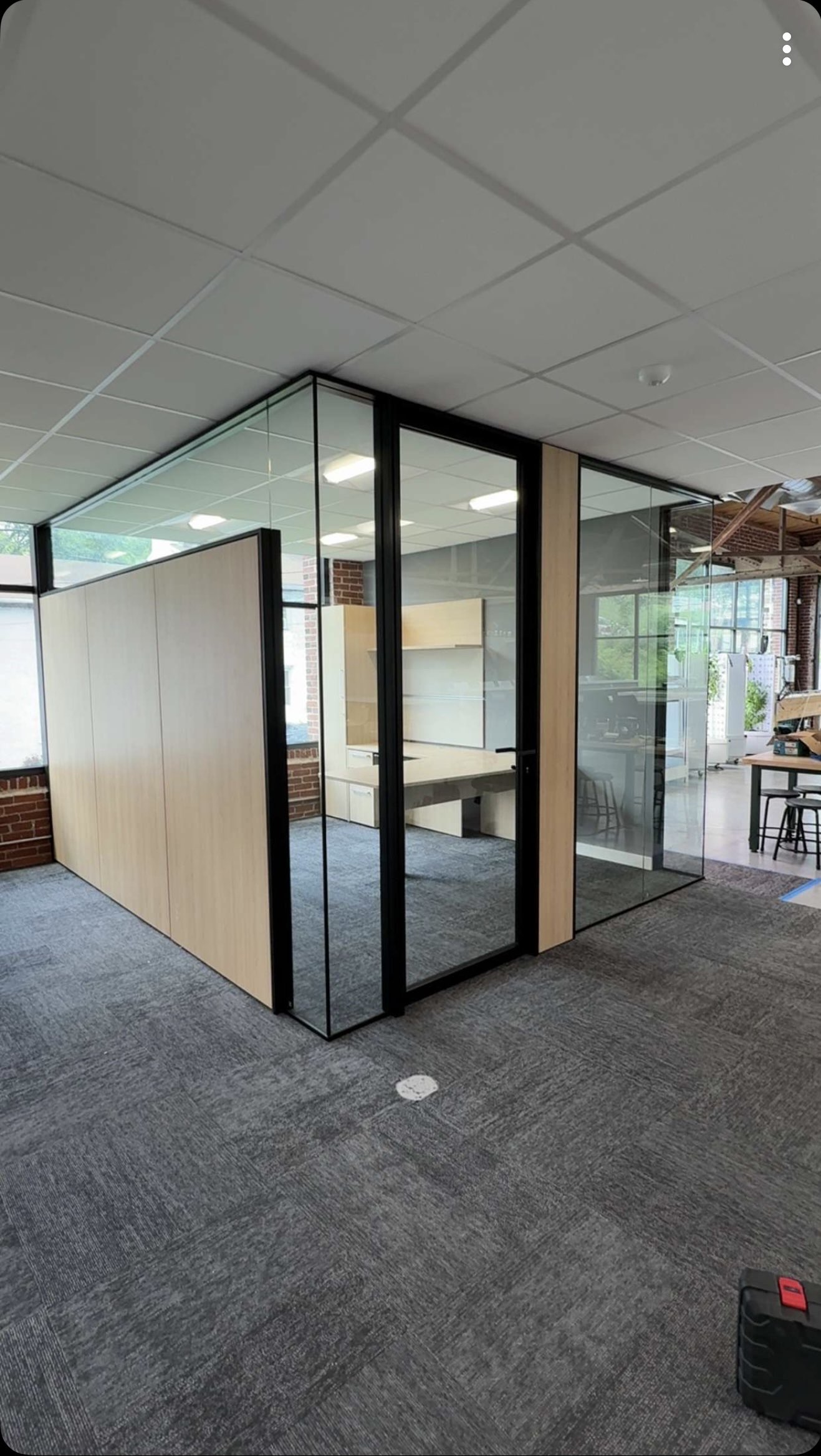 Glass Partition Installation