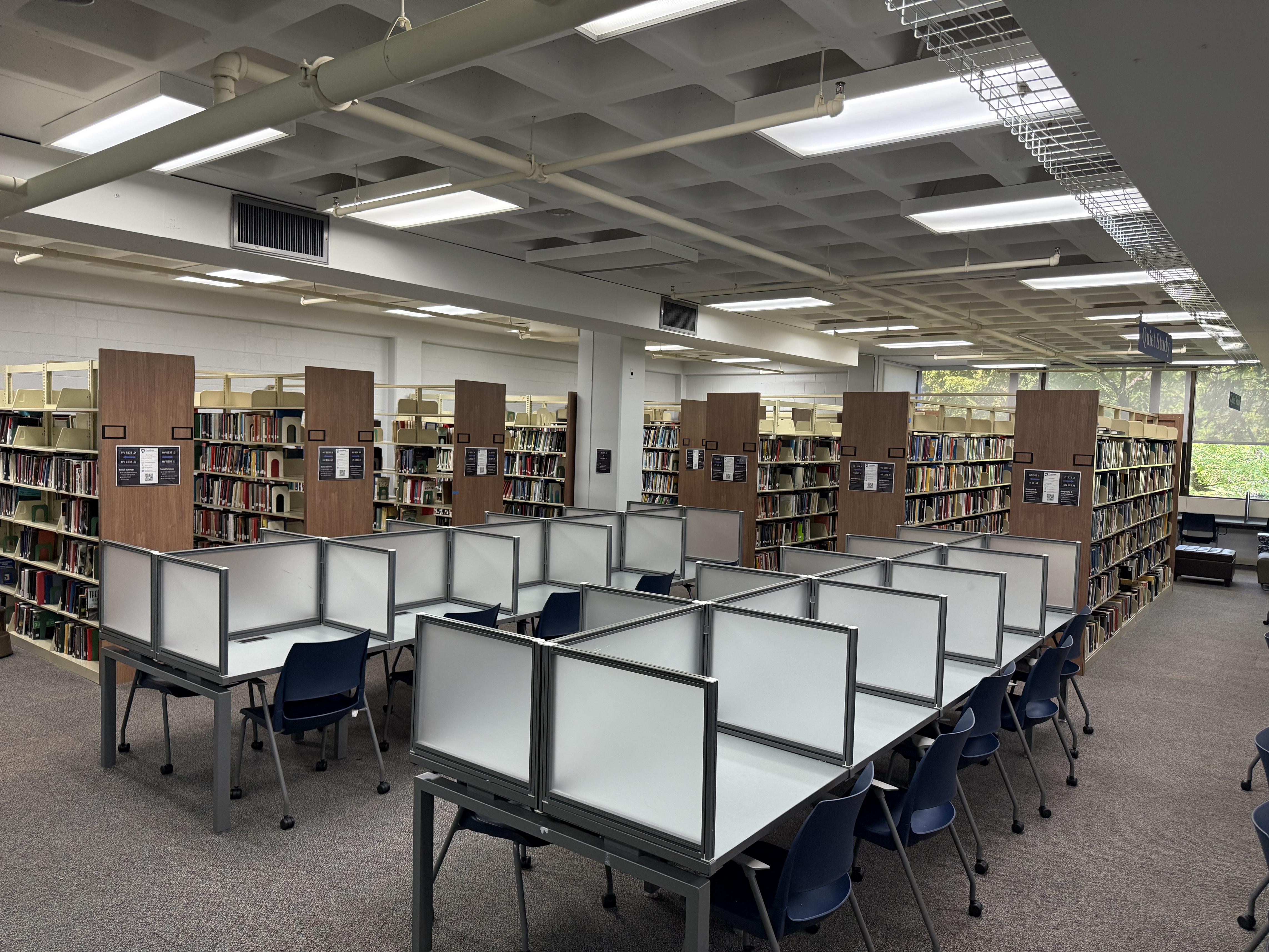 University classroom setup