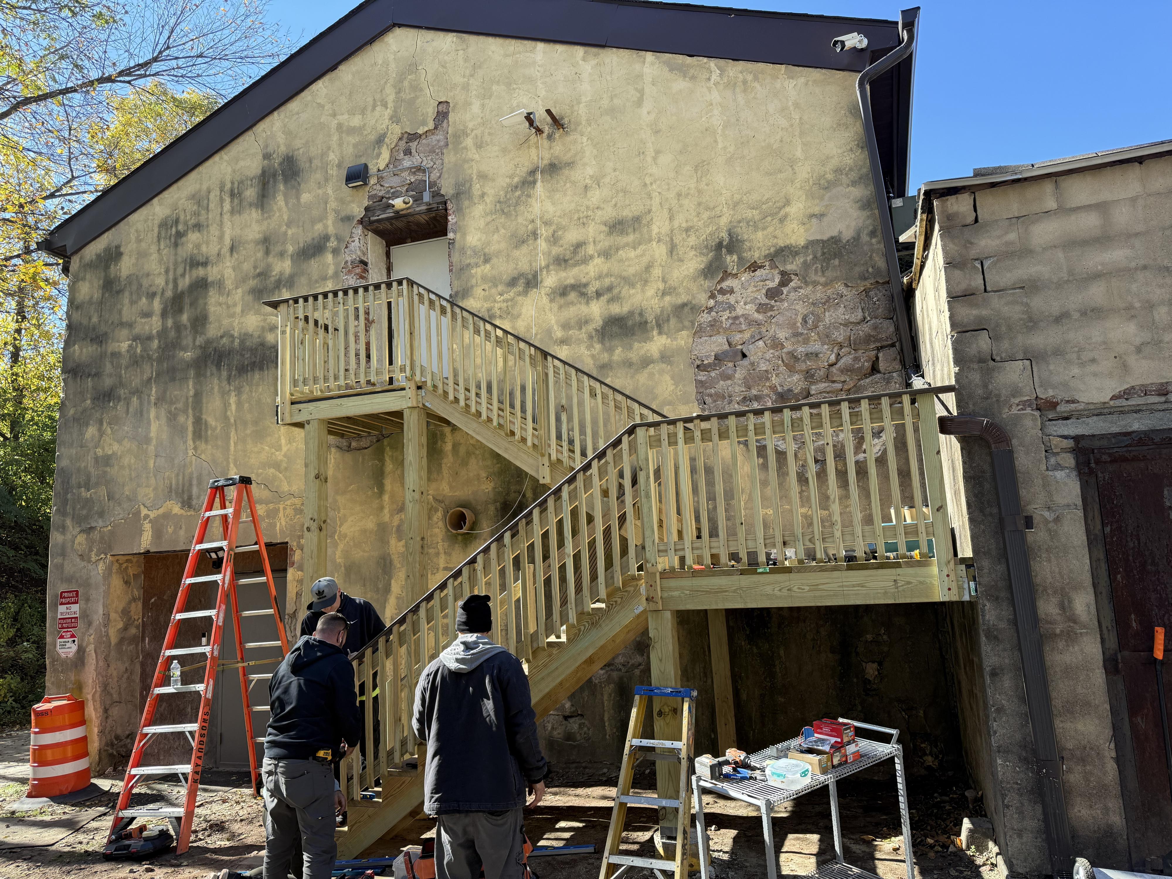 Commercial Deck and Staircase Installation