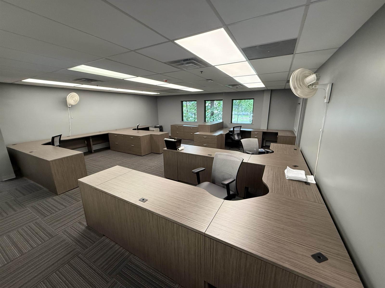 Office furniture installation project