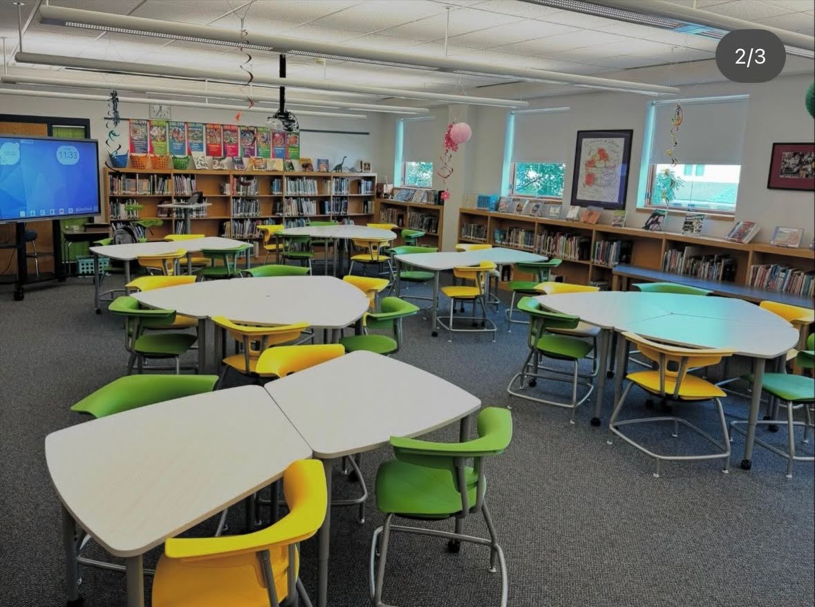 School Classroom & Library