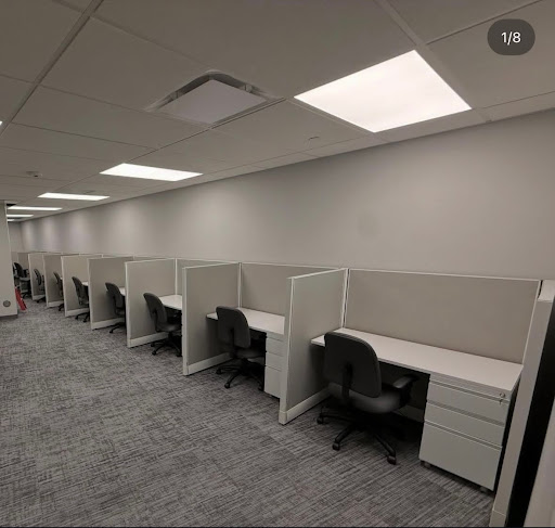 Professional cubicle installation